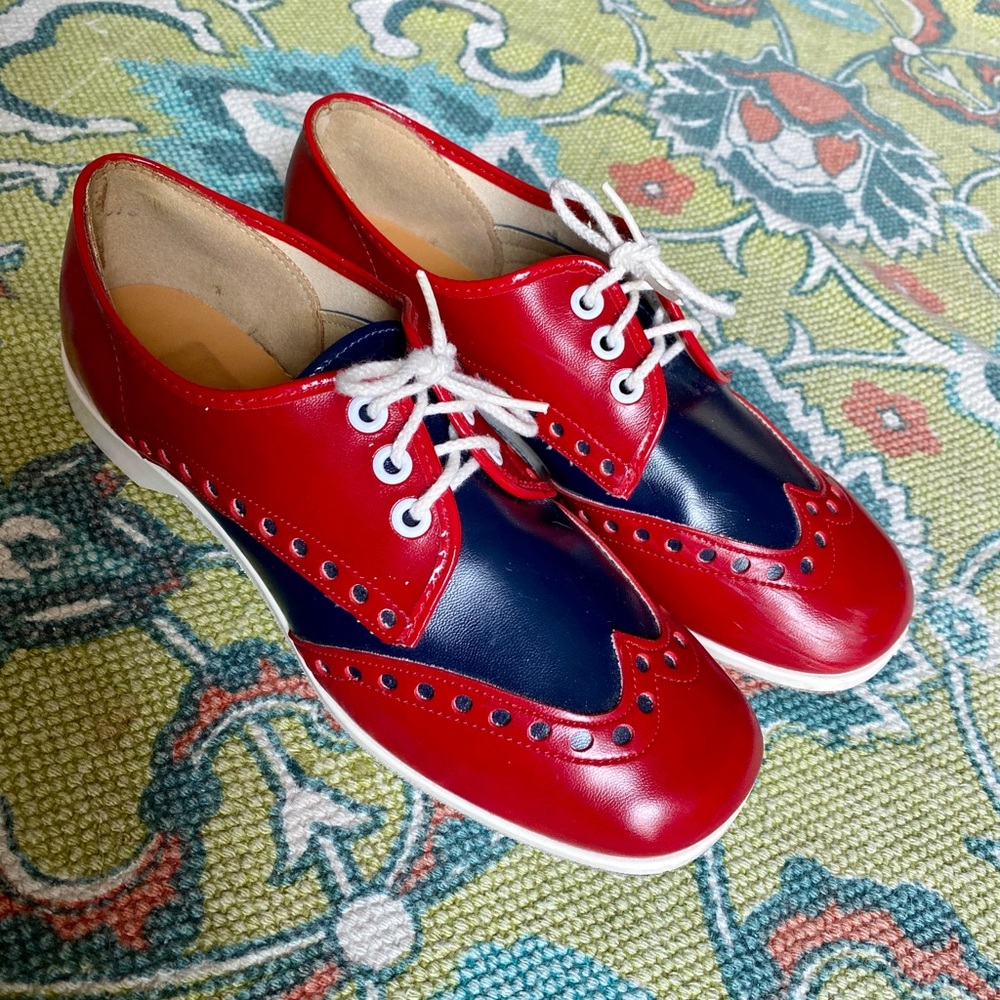 Vintage Brunswick Bowling Shoes - Fire n’ Ice